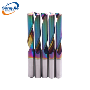 Fresas <span class=keywords><strong>de</strong></span> un solo filo con revestimiento <span class=keywords><strong>de</strong></span> color superventas para fresas <span class=keywords><strong>de</strong></span> paneles compuestos <span class=keywords><strong>de</strong></span> aluminio - Product Image 6