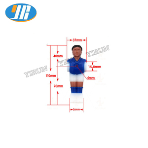 Accessoires <span class=keywords><strong>pour</strong></span> machine de football de table <span class=keywords><strong>pour</strong></span> adultes Figurines de football en métal et en plastique Futbolito De Mesa Poupées de joueur - Product Image 2