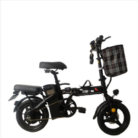 Aairsk 500W 15AH Vélo électrique de déplacement 14 pouces 48v Vélo de montagne pliable batterie lithium amovible Vélo pliant 20 MPH