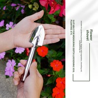 Set Mini Sekop Bunga dan Sayuran untuk Balkon Luar Ruangan, Penggaruk Tanah untuk Tanaman Pot Rumah Tangga, Alat Penggembur Tanah untuk Berkebun di Rumah