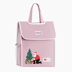 Bolsa de archivo de mano de Papá Noel para regalo de Navidad, bolsa de archivo <span class=keywords><strong>Oxford</strong></span> de doble capa personalizada, bolsa de almacenamiento portátil, suministros escolares y de oficina - Product Image 5