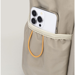 <span class=keywords><strong>Zaino</strong></span> con chiusura a coulisse per la scuola e i viaggi, leggero, in nylon <span class=keywords><strong>beige</strong></span>, sportivo, borsa di grande capacità per uomo e <span class=keywords><strong>donna</strong></span> - Product Image 6