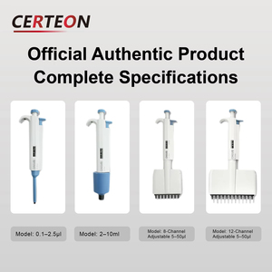 Micropipette manuelle 0 1 à 2 <span class=keywords><strong>5</strong></span>μ<span class=keywords><strong>L</strong></span> 1000 à 5000μ<span class=keywords><strong>L</strong></span> 2 à 10 ml outil de laboratoire haute précision - Product Image 5