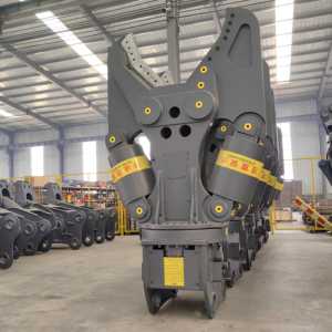 Cisaille hydraulique bibo à double cylindre pour excavatrices, puissance élevée, coupe-béton armé - Product Image 3