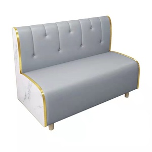 Bộ bàn ghế sofa gỗ hiện đại cho nhà hàng, quán ăn kiểu Tây, quán ăn nhanh, dịch vụ ăn uống, quán cà phê, dành cho người nổi tiếng trên mạng. - Product Image 5