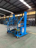HAOYUAN Élévateur de marchandises mobile en acier 2T à commande hydraulique sans fil, capacité 1-50 tonnes, hauteur de levage 5m pour conteneurs