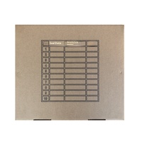 Boîte de rangement moderne en papier kraft épais pour banque, fournitures de bureau personnalisables à 4 fichiers pour archives comptables, cadeau parfait