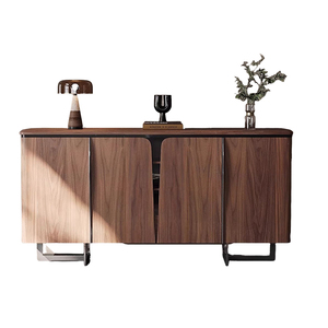 <span class=keywords><strong>Table</strong></span> <span class=keywords><strong>console</strong></span> de salon en bois de noyer moderne de luxe, buffet de grande capacité pour salle <span class=keywords><strong>à</strong></span> <span class=keywords><strong>manger</strong></span>, meuble de maison, hôtel - Product Image 5