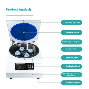 Centrífuga de laboratorio de gran capacidad BKMAM, modelo de escritorio biológico de alta velocidad para centrífuga de tratamiento de separación de grasa sérica - Product Image 2