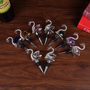 <span class=keywords><strong>Bouchon</strong></span> de bouteille de <span class=keywords><strong>vin</strong></span> <span class=keywords><strong>en</strong></span> <span class=keywords><strong>verre</strong></span> de cristal avec logo personnalisé Accessoires de bar créatifs pour mariage pour bouchons de bouteille de champagne - Product Image 2