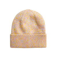 Vente en gros de bonnet d'hiver chiné polyvalent et résistant au froid avec logo personnalisé Bonnet tricoté pour activités de plein air Tissu commun pour les voyages
