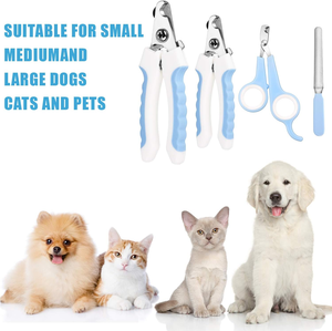 Kit de 4 Piezas para Cortar Uñas de Perros y Gatos, Cortauñas para Mascotas con Protector de Seguridad para Evitar Cortes Excesivos - Product Image 2