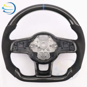 Volante in Fibra di Carbonio per Volkswagen VW Golf 4 5 6 7 7.5 8 MK4 5 6 7 7.5 8 R GTI GTE GTD Variant Jetta Polo Passat Tiguan L - Product Image 4