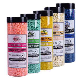 Vente en gros 400g de perles de <span class=keywords><strong>cire</strong></span> brésilienne sans papier conserve haricots de <span class=keywords><strong>cire</strong></span> dure épilation indolore pot de colophane pour le visage corps <span class=keywords><strong>aisselles</strong></span> OEM - Product Image 5