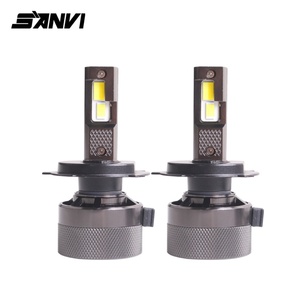 ชุดไฟหน้า LED ชิปขนาดใหญ่ 95W, 30000LM สำหรับรถยนต์ H1 H7 H11 9005 9006 6000K-3000K, ท่อระบายความร้อน 2 ชิ้น - Product Image 1