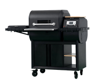 Barbecue à granulés fumoir 900 pouces carrées à double paroi, température maximale 850°F, avec application, idéal pour cuisine extérieure