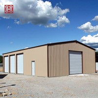 Estructura Metálica de Acero para Almacenes, Talleres y Hangares, sin Columnas Centrales, en Oferta