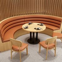 Ensemble de meubles de restaurant de café de l'économie minimaliste chaise de table de buffet de restauration rapide pour le café à manger à manger pour le restaurant