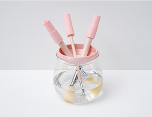 Nettoyeur et sécheur automatique portable <span class=keywords><strong>pour</strong></span> <span class=keywords><strong>pinceaux</strong></span> de <span class=keywords><strong>maquillage</strong></span>, outil professionnel <span class=keywords><strong>pour</strong></span> une désinfection rapide, doux <span class=keywords><strong>pour</strong></span> les <span class=keywords><strong>pinceaux</strong></span> - Product Image 2