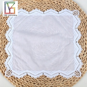 Pañuelo blanco <span class=keywords><strong>de</strong></span> algodón 100% para mujer, regalo <span class=keywords><strong>de</strong></span> boda, <span class=keywords><strong>pañuelos</strong></span> <span class=keywords><strong>de</strong></span> <span class=keywords><strong>ganchillo</strong></span>, <span class=keywords><strong>pañuelos</strong></span> <span class=keywords><strong>de</strong></span> encaje <span class=keywords><strong>de</strong></span> algodón Premium blanco - Product Image 4