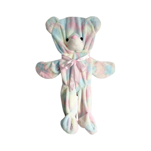 Venta al por mayor de pieles de oso de peluche coloridas, vacías, con cinta, personalizables, sin relleno, de arcoíris - Product Image 6