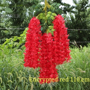 Nhân Tạo Wisteria Hoa Trung Tâm Mua Sắm Bên Đám Cưới Trần Trang Trí Trang Trí Nội Thất Cánh Hoa Nhân Tạo Chuỗi - Product Image 2