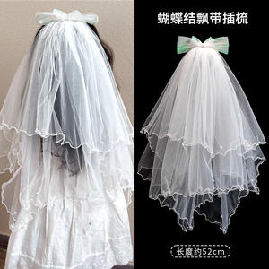 Accessoires de cheveux princesse fille couronne d'anniversaire glace neige enfant jour pince à cheveux coiffure nœud ruban maille cheveux <span class=keywords><strong>carte</strong></span> spéciale - Product Image 5