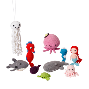 Adorable Animal de peluche de ganchillo, muñecas suaves, lindos dibujos animados, <span class=keywords><strong>Amigurumi</strong></span>, juguetes de punto de algodón, juguetes de costura y tejido DIY - Product Image 1