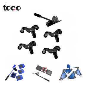 TOCO Bộ 5 Con Lăn Vận Chuyển Đồ Nội Thất Dụng Cụ Di Chuyển Nâng Đồ Nội Thất Bộ Dụng Cụ Nâng Đồ Nội Thất Bánh Xe - Product Image 4