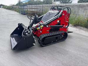 高速輸送ミニスキッドステアローダーEPAエンジンクローラースキッドステアトラックスキッドステアローダー4イン1バケット付き - Product Image 2