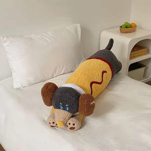 Meilleures ventes Jouets en peluche personnalisés Animaux en peluche mignons et câlins <span class=keywords><strong>Teckel</strong></span> avec des vêtements mignons Jouets en peluche pour la décoration de la chambre - Product Image 2