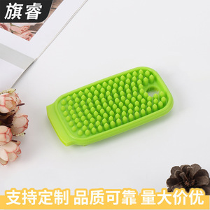 <b>Cat</b> Dog Bathing <b>Massage</b> Comb Silicone Body Scrubber Grooming Brush For Pet Cleaning Hair Removal - Product Image 5