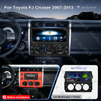 Écran multimédia de 12,3 pouces pour Toyota FJ Cruiser 2007-2013 avec CarPlay sans fil et Android Auto