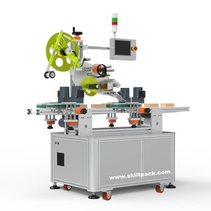 SKILT Elektrischer Automatischer <span class=keywords><strong>Clamshell</strong></span> C-<span class=keywords><strong>Wrap</strong></span> Box Etikettierer Dreiseitige Dreidimensionale Etikettiermaschine PLC Servomotor Papier - Product Image 4