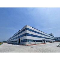 Services de soudage de structures en acier préfabriquées robustes et durables, sur mesure pour l'utilisation en entrepôt industriel, fabricant expert