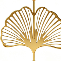 Support de centre de table en fer, chandelier multi-bougies en métal pour table, prix de gros