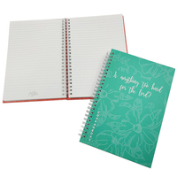 Cahier de notes en spirale avec fil, pour impression, écriture et dessin à contour, personnalisé