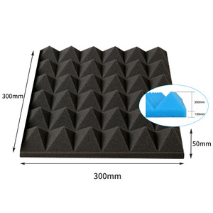 Panneaux acoustiques en <span class=keywords><strong>mousse</strong></span> 3D ondulée, insonorisants et absorbants le son, pour la maison, le studio, le théâtre, le bureau, le KTV, vente en gros OEM - Product Image 5
