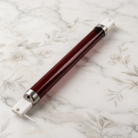 Lampes chauffantes halogène, veste à Quartz infrarouge, rubis, 1500W, 346mm, 2 pièces