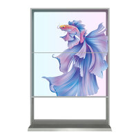 Pantalla OLED Transparente de 30/55 Pulgadas de Alta Resolución, Soporte de Piso para Interiores, Publicidad para Tiendas Minoristas, Centros Comerciales, Exposiciones, OEM