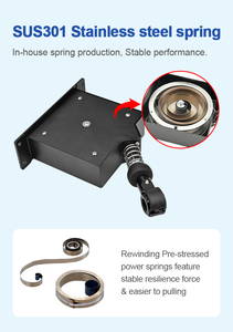 O mais recente tipo Home EV Charger Cable <span class=keywords><strong>Retractor</strong></span> 5kg Wall Mount Cord <span class=keywords><strong>Retractor</strong></span> para Gerenciamento de Cabos - Product Image 3