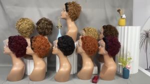 วิกผมแบบเต็มศีรษะสำหรับผู้หญิงวัยกลางคนและ<span class=keywords><strong>ผู้</strong></span><span class=keywords><strong>สูงอายุ</strong></span> <span class=keywords><strong>ผม</strong></span>หยิก<span class=keywords><strong>สั้น</strong></span> 1B/350  ขนาด 13x1  <span class=keywords><strong>ผม</strong></span>แท้ Remy  พร้อมผมเบบี้แฮร์ ความหนาแน่น 200% - Product Image 4