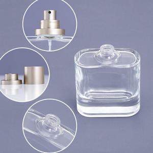 Hot Bán 100Ml Rõ Ràng Glass Uốn Cổ Chai Vuông Bơm Phun Rỗng Nước Hoa Bao Bì Cho Khuếch Tán 30Ml 50Ml Kích Thước Có Sẵn - Product Image 2