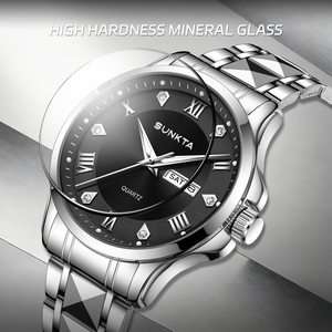 <span class=keywords><strong>Montres</strong></span> pour hommes LIGE ST6727, cadran de 40 mm, <span class=keywords><strong>montre</strong></span> analogique <span class=keywords><strong>à</strong></span> quartz en acier inoxydable pour hommes, date, semaine, étanche, <span class=keywords><strong>montre</strong></span>-bracelet classique + <span class=keywords><strong>boîte</strong></span> cadeau - Product Image 2