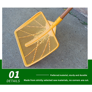 Grande scolapasta con manico di legno, colino agricolo, acquacoltura di laghetti, schermo filtrante <span class=keywords><strong>per</strong></span> la pulizia, cucchiaio <span class=keywords><strong>per</strong></span> scavare erba - Product Image 5