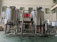 Brasserie à 2 cuves de 400L en acier inoxydable 304, solution clé en main, équipement de fermentation avec système de contrôle PID, facile à utiliser pour les bars