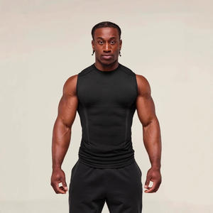 Maglietta <span class=keywords><strong>da</strong></span> <span class=keywords><strong>Uomo</strong></span> <span class=keywords><strong>in</strong></span> <span class=keywords><strong>Pile</strong></span> Traspirante Slim-Fit con Stampa 3D, Anti-umidità, Aderente, per Fitness, Corsa e Allenamento - Product Image 1