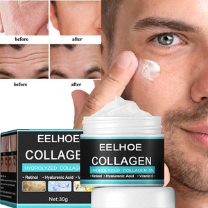 Retinol Anti Wrinkle Face Cream for Men Collagen Anti Aging Firming Lifting Hyaluronic Acid Brightening Moisturizing Skin Care