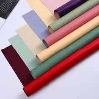 Papier d'emballage floral personnalisé, non tissé, pour bouquet, emballage cadeau, imperméable, pour fleuristes