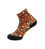 Chaussettes de sport tricotées personnalisées OEM universelles anti-grippage à compression pour cheville, motif automne, haute qualité